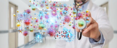 In Deutschland kommt es jedes Jahr nach Hochrechnungen des nationalen Referenzzentrums zu 400.000 bis 600.000 Krankenhausinfektionen. Zu den häufigsten Ursachen gehören multiresistente Keime. Die Prävention solcher Infektionen und der rationale Einsatz von Antibiotika sind daher äußerst wichtig.