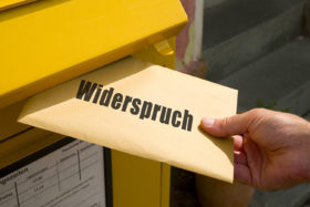 Widerspruch per Brief