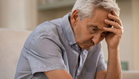 depressiver Senior
